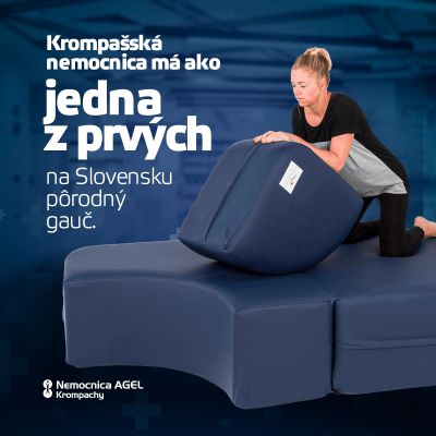 Krompašská nemocnica má ako jedna z prvý na Slovensku pôrodný gauč 